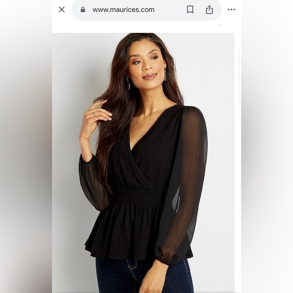 Maurices Tops - Maurice’s smocked waist blouse